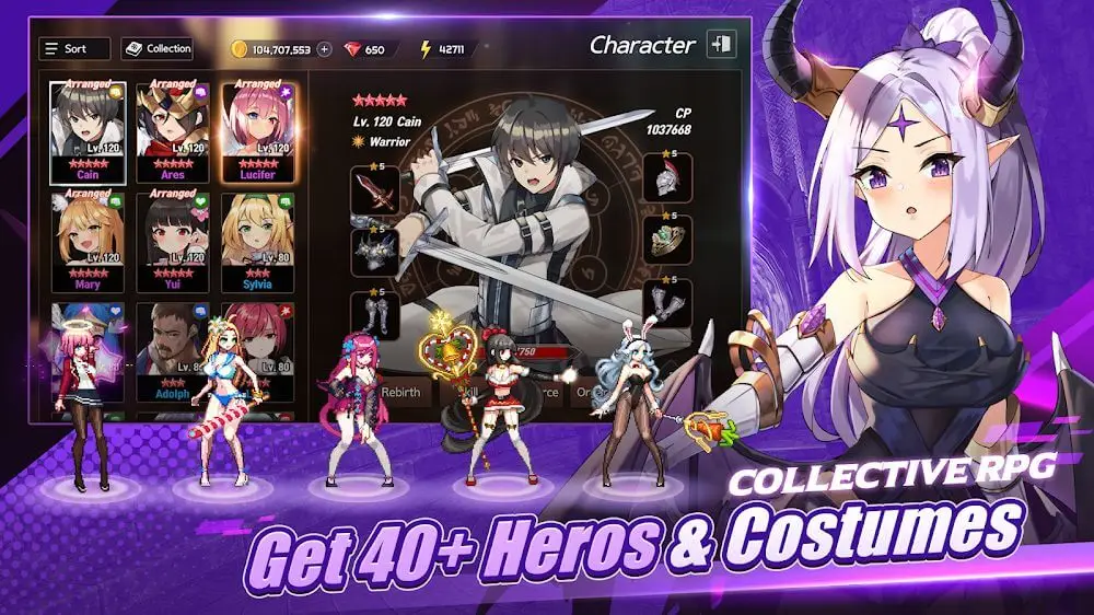 Screenshot of the Sword Master Story game