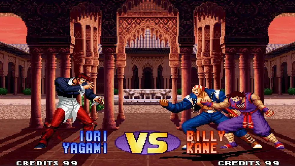 Screenshot of the THE KING OF FIGHTERS '98 game