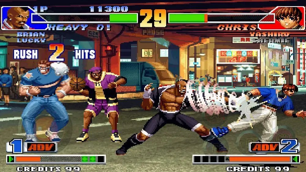 Screenshot of the THE KING OF FIGHTERS '98 game