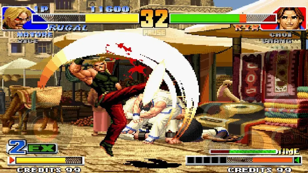 Screenshot of the THE KING OF FIGHTERS '98 game