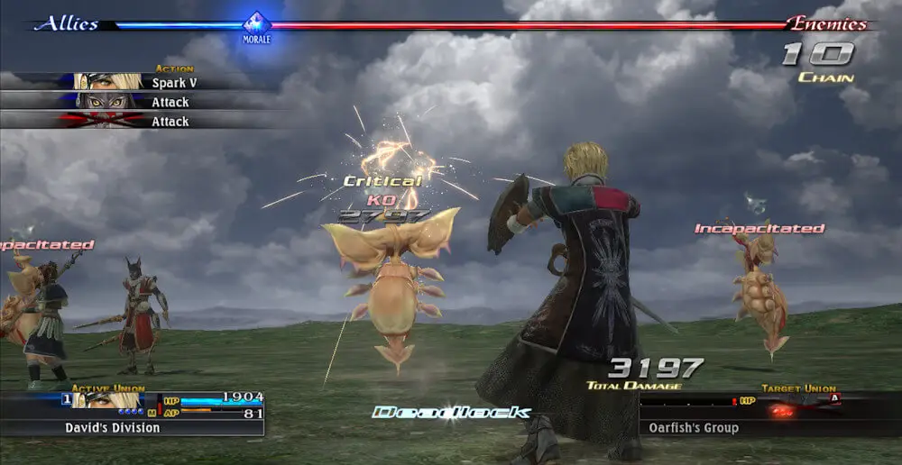 Screenshot of the THE LAST REMNANT Remastered game