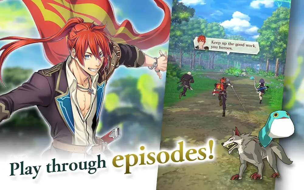 Screenshot of the Tales of Luminaria game