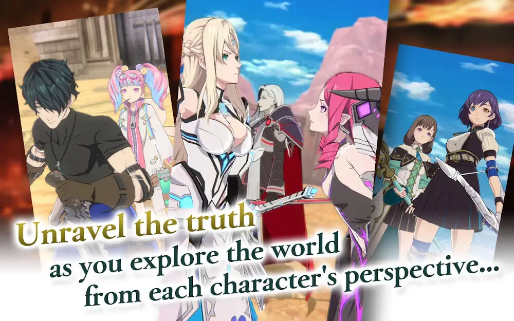 Screenshot of the Tales of Luminaria game