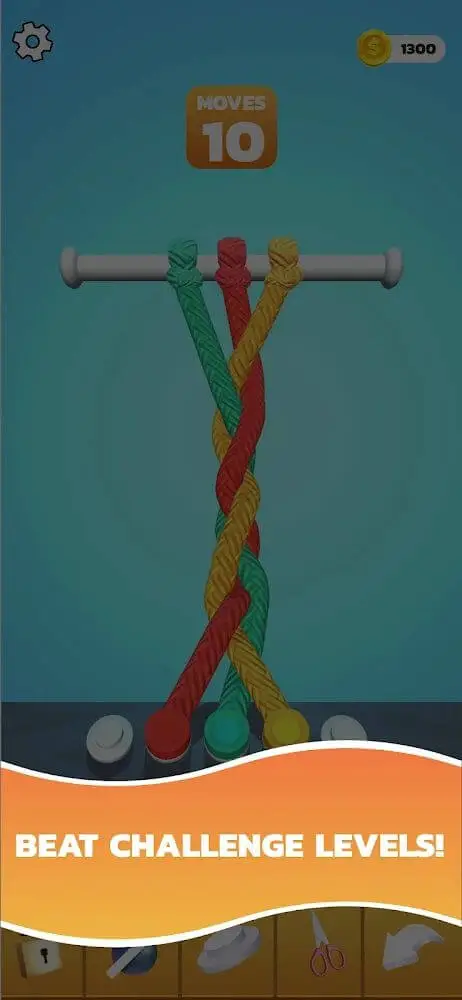 Screenshot of the Tangle Master 3D app
