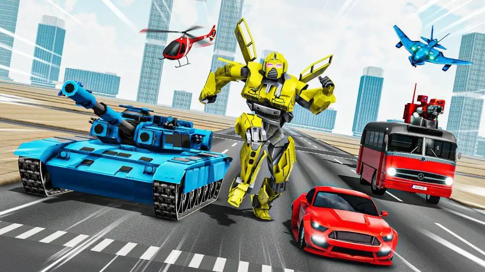 Screenshot of the Tank Robot Showdown Robot Game game