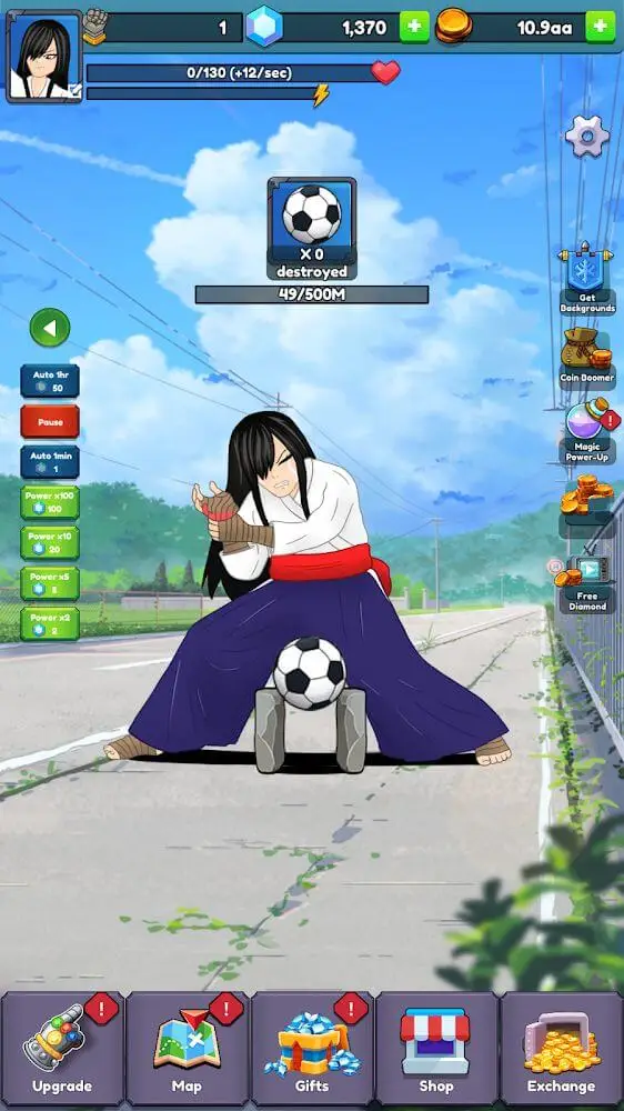 Screenshot of the Tap Break Them All app