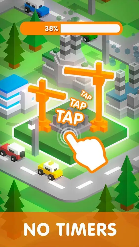 Screenshot of the Tap Tap Builder app