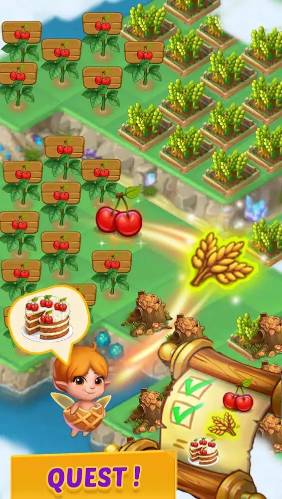 Screenshot of the Tastyland app
