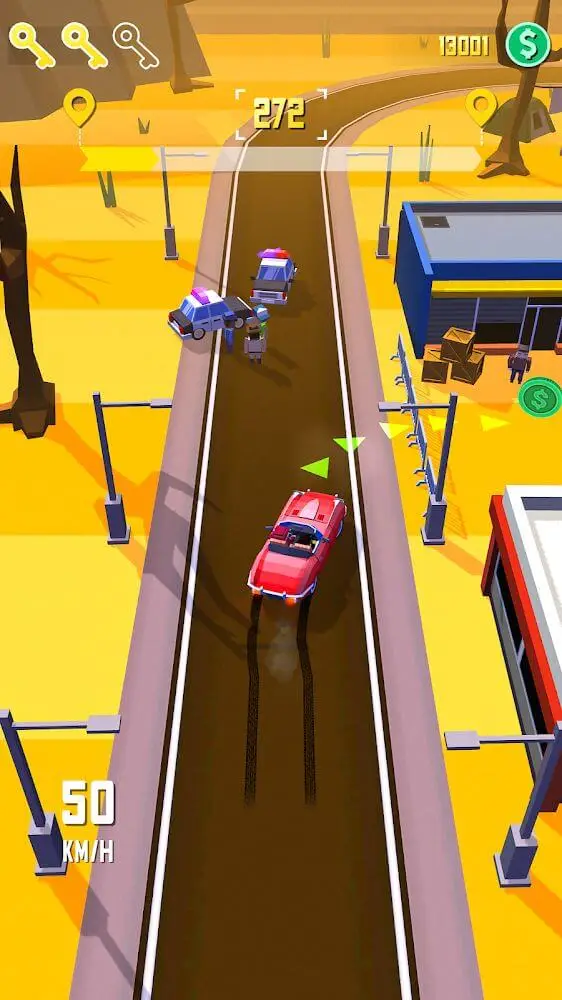 Screenshot of the Taxi Run: Traffic Driver app
