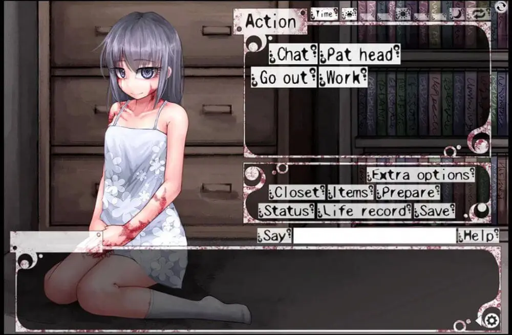Screenshot of the Teaching Feeling game