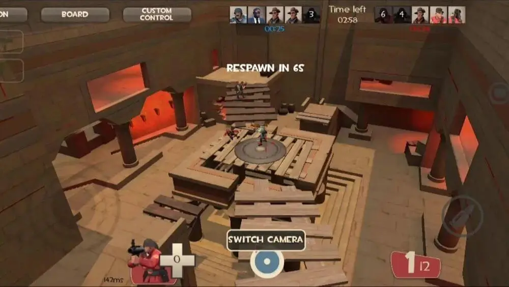 Screenshot of the Team of 2 Fort Mobile game