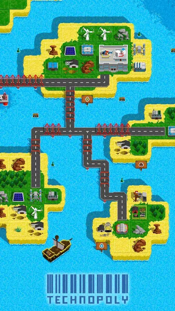 Screenshot of the Technopoly app
