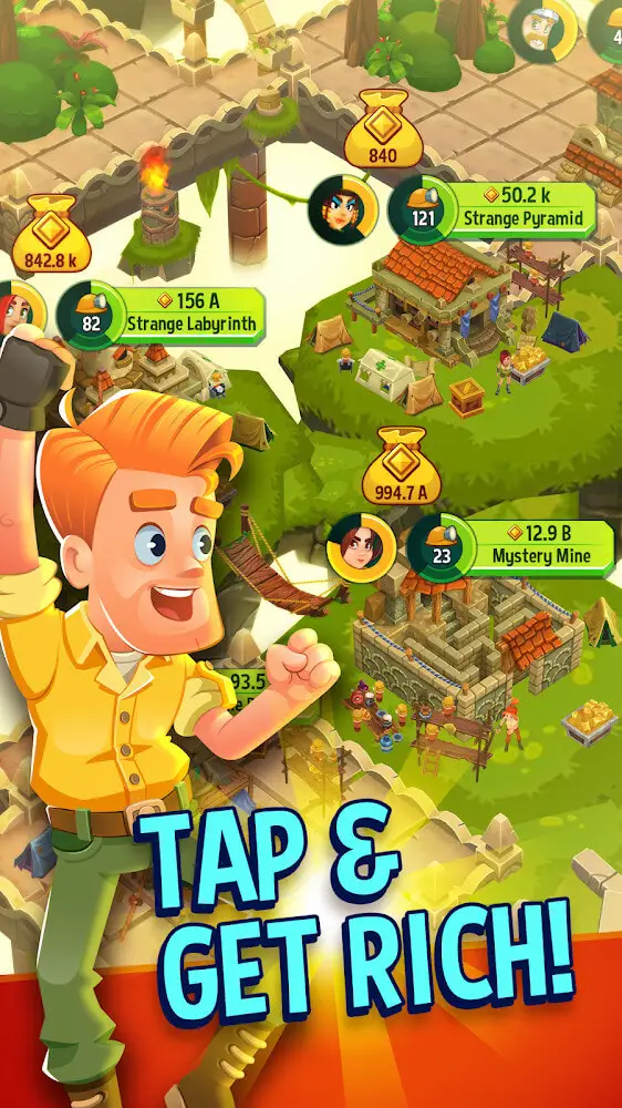 Screenshot of the Temple Run: Idle Explorers app