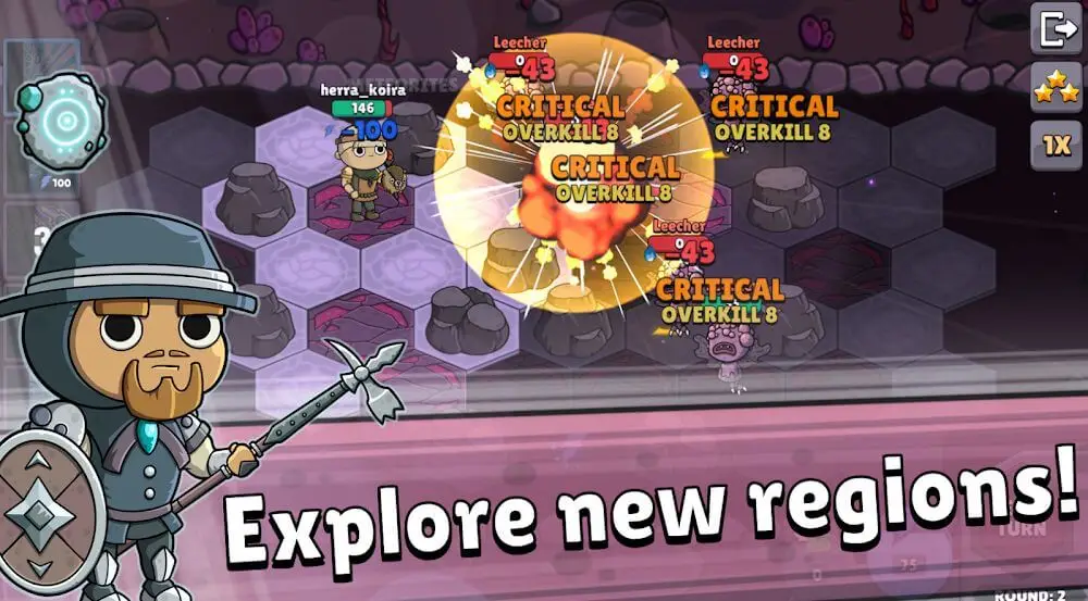 Screenshot of the Terramorphers game