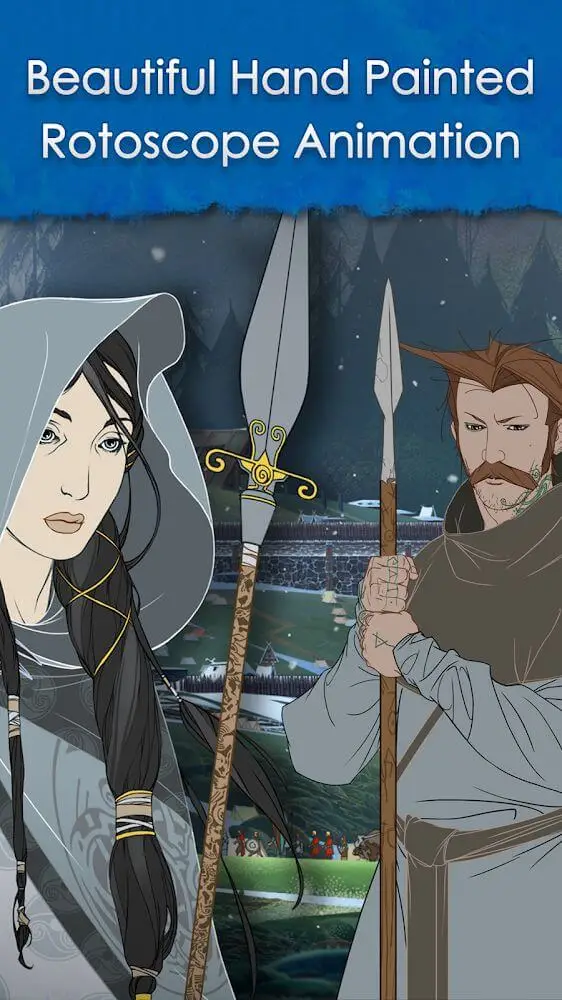 Screenshot of the The Banner Saga app