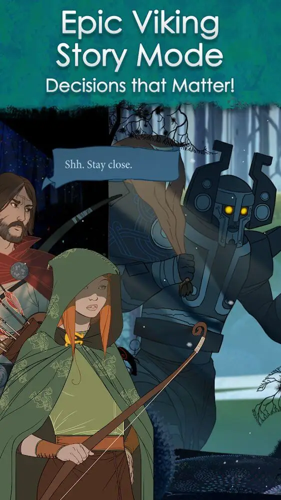 Screenshot of the The Banner Saga app