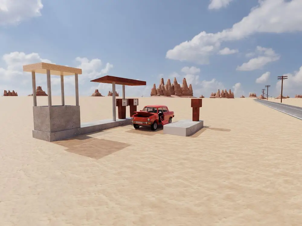 Screenshot of the The Long Drive game