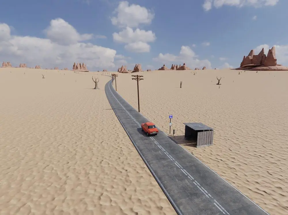 Screenshot of the The Long Drive game