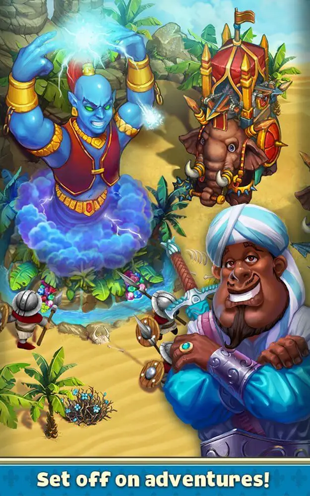 Screenshot of the The Tribez & Castlez app