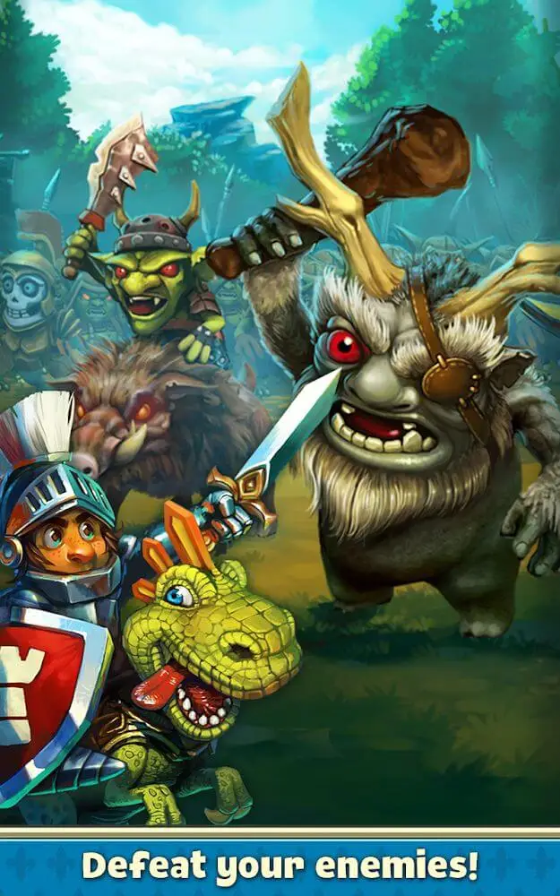 Screenshot of the The Tribez & Castlez app