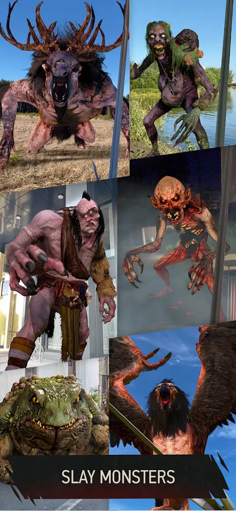Screenshot of the The Witcher: Monster Slayer game
