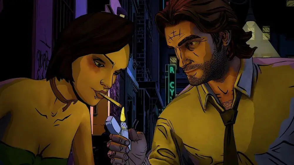 Screenshot of the The Wolf Among Us game