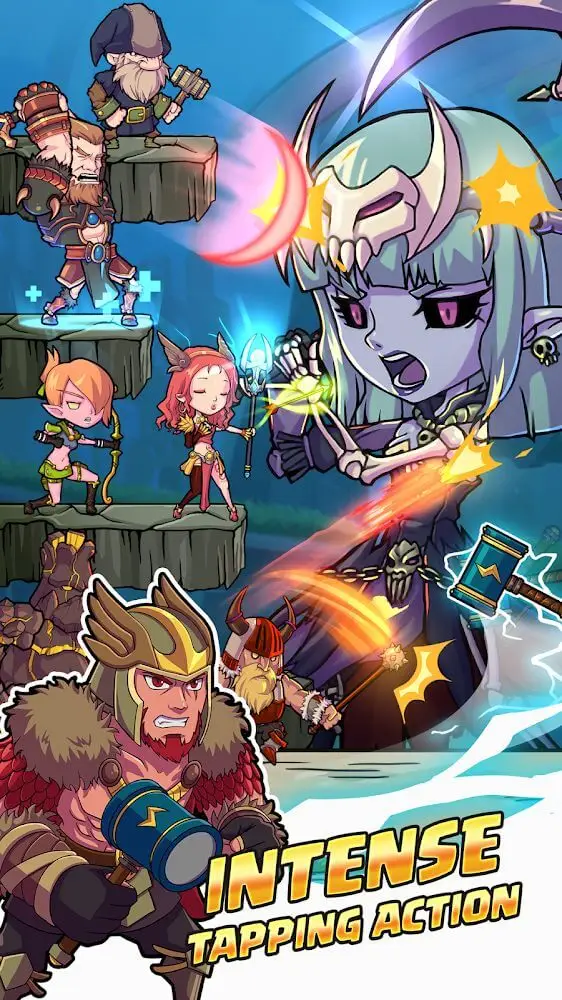 Screenshot of the Thor: War of Tapnarok app