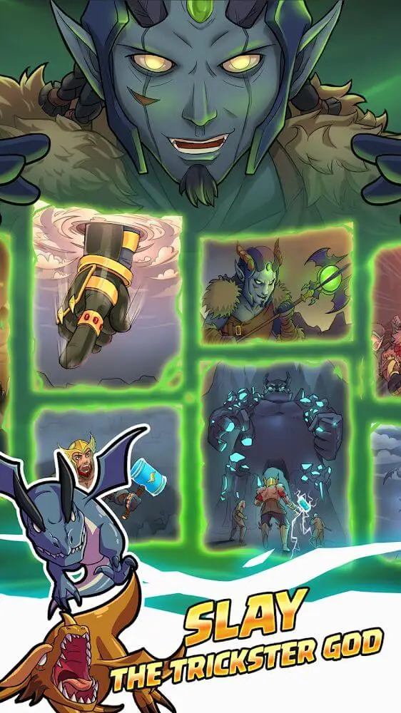 Screenshot of the Thor: War of Tapnarok app