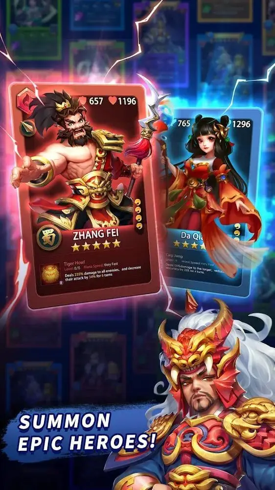 Screenshot of the Three Kingdoms app