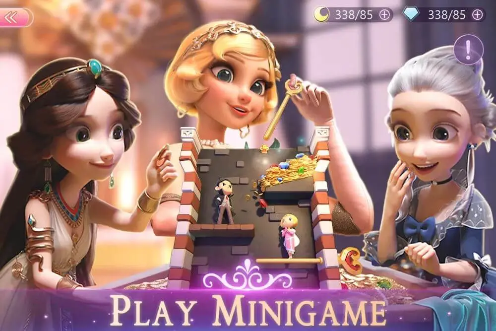 Screenshot of the Time Princess game