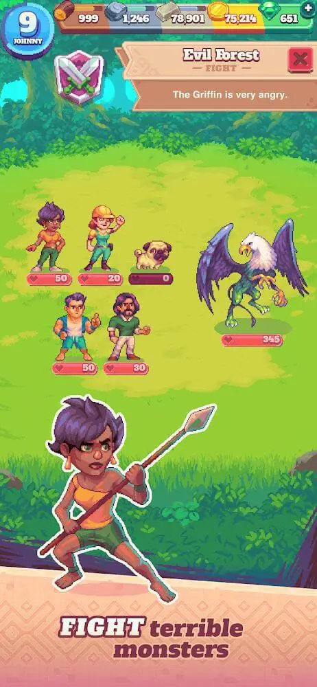 Screenshot of the Tinker Island 2 app