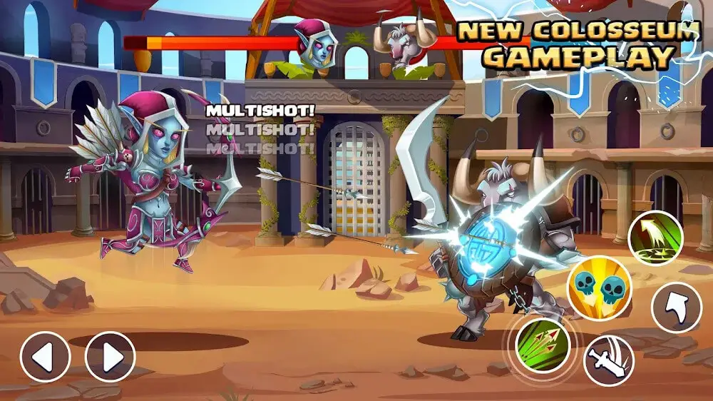 Screenshot of the Tiny Gladiators 2 game