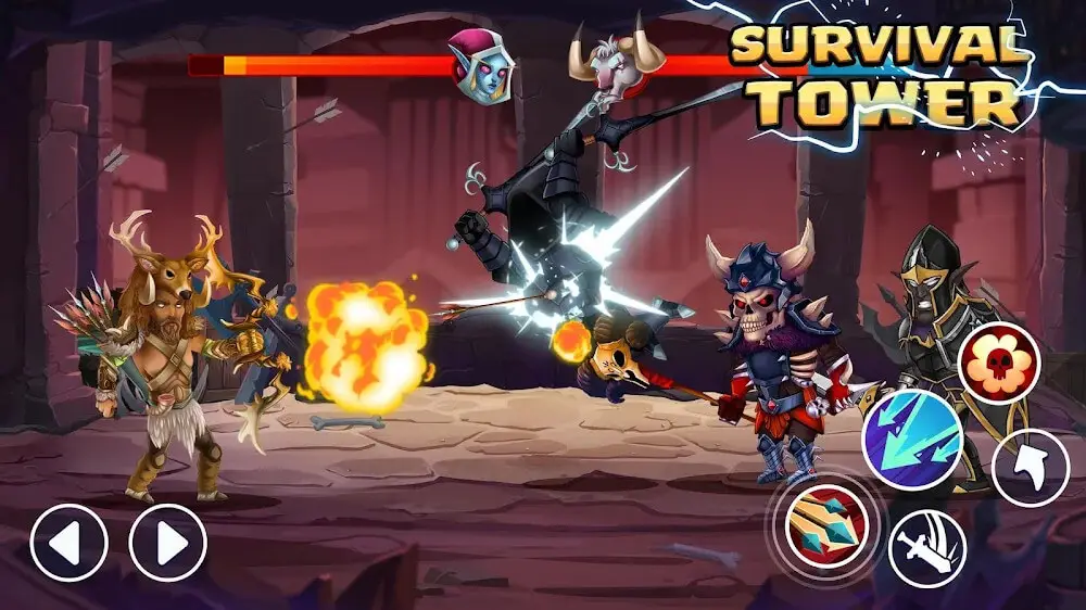 Screenshot of the Tiny Gladiators 2 game