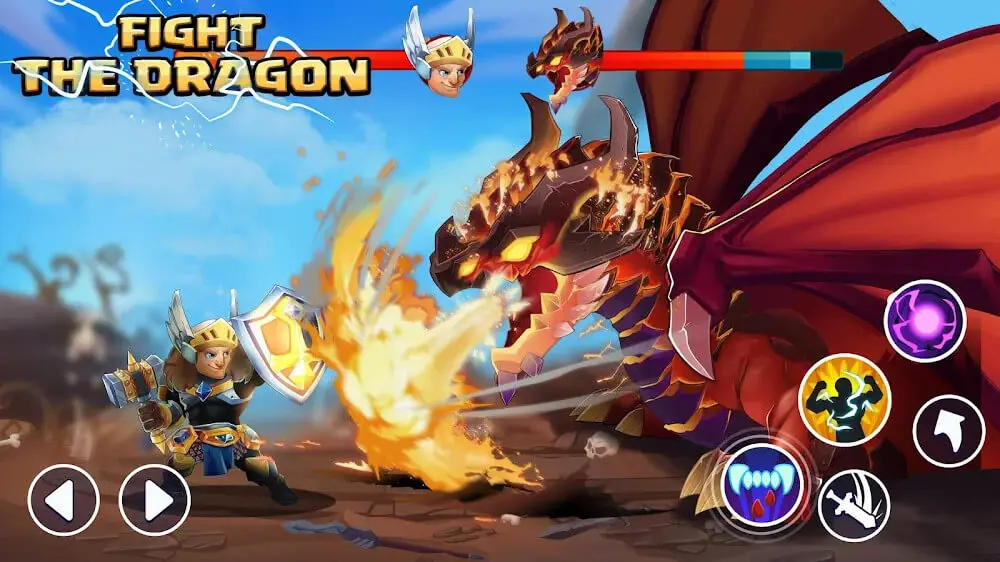 Screenshot of the Tiny Gladiators 2 game
