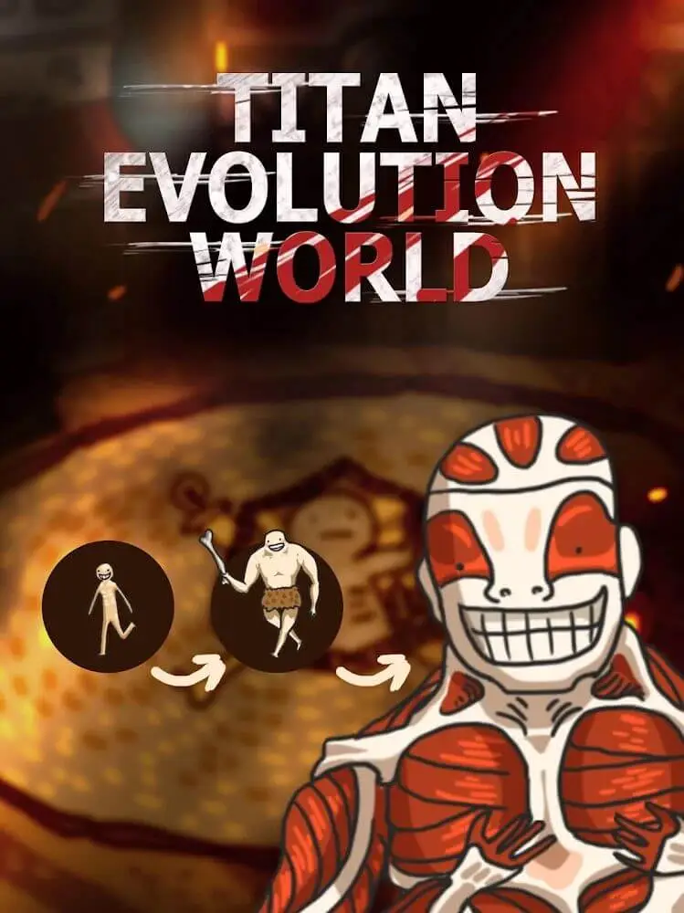 Screenshot of the Titan Evolution World app