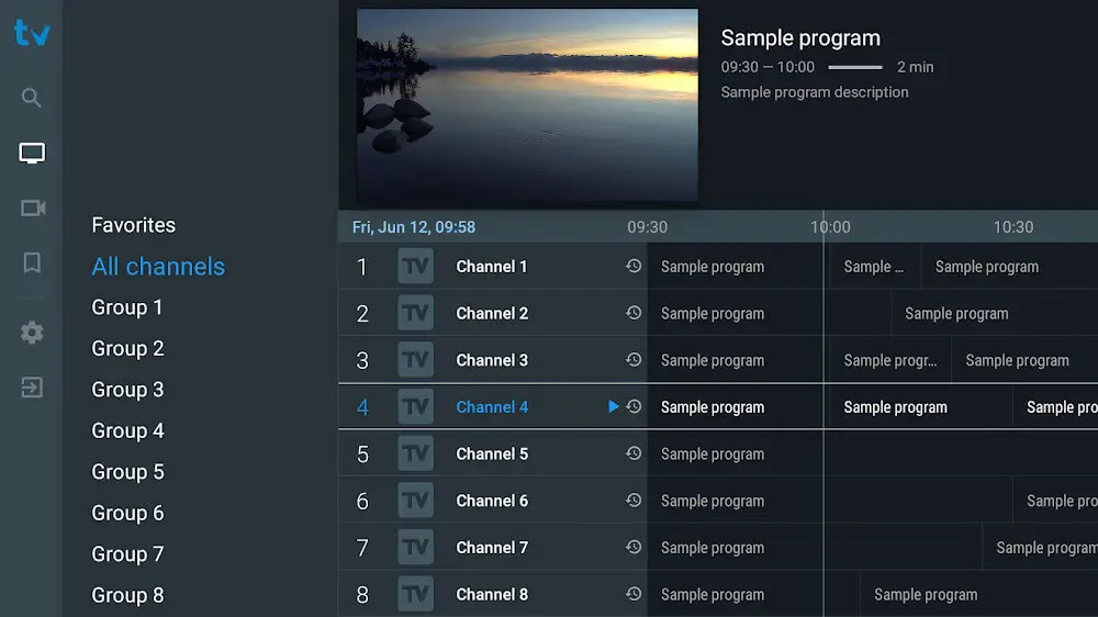 Screenshot of the TiviMate IPTV Player game