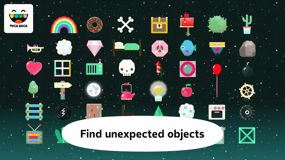 Screenshot of the Toca Blocks game