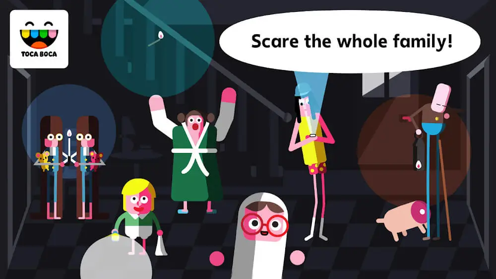 Screenshot of the Toca Boo game