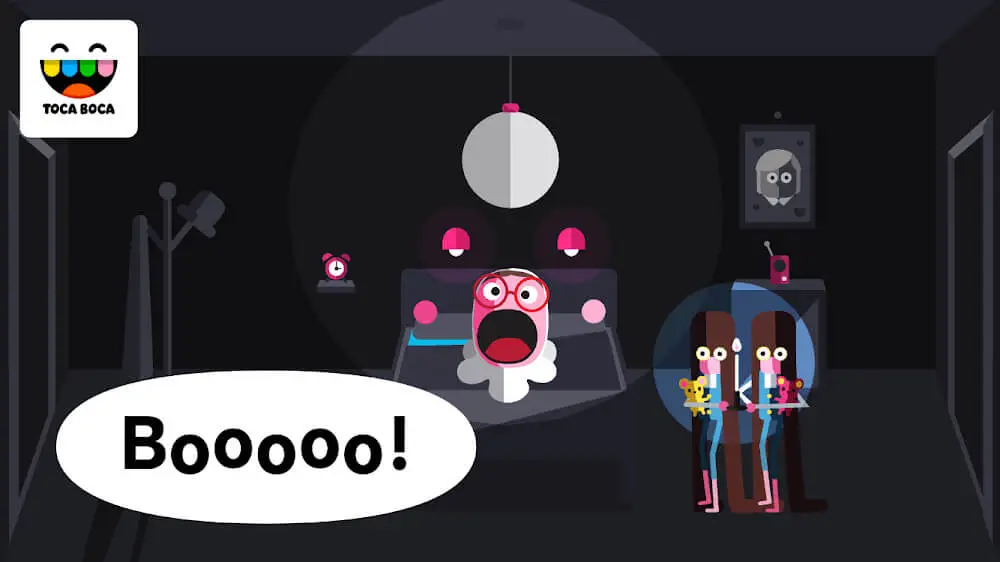Screenshot of the Toca Boo game