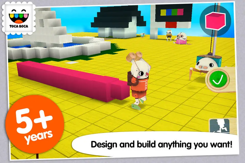 Screenshot of the Toca Builders game