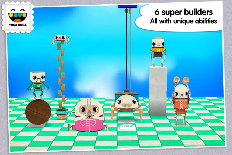 Screenshot of the Toca Builders game
