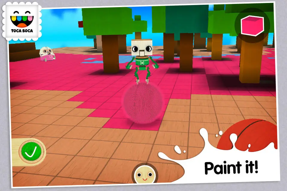 Screenshot of the Toca Builders game