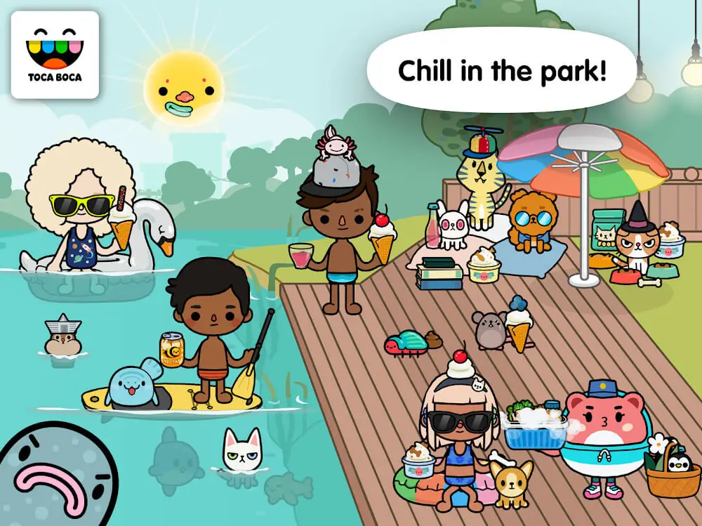 Screenshot of the Toca Life: Pets game