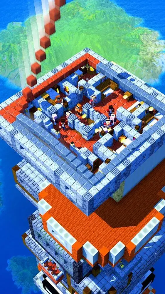 Screenshot of the Tower Craft app