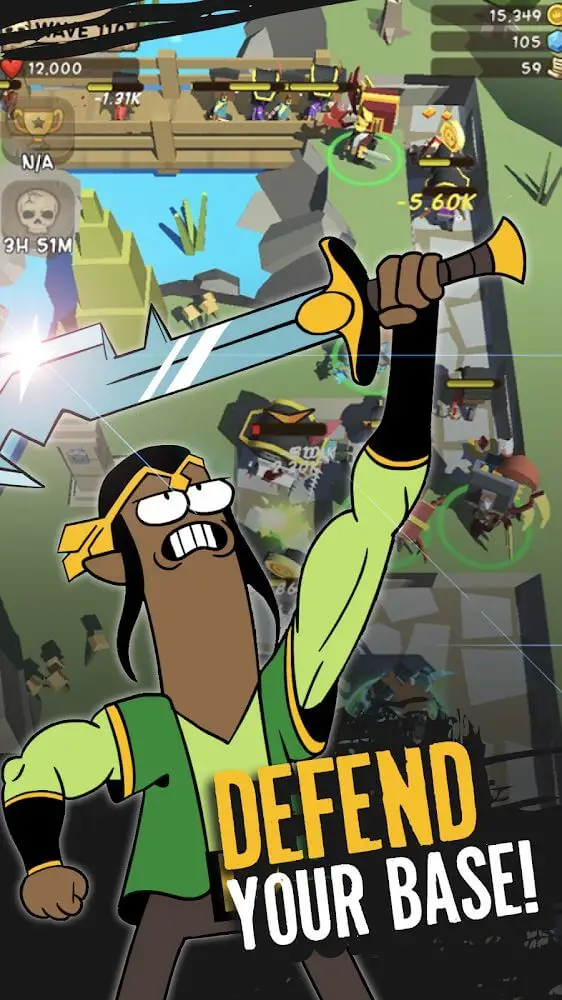 Screenshot of the Tower Defense Heroes app