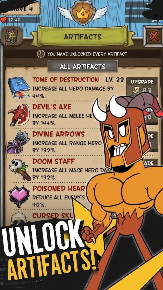 Screenshot of the Tower Defense Heroes app