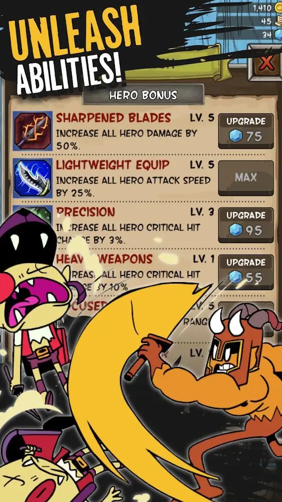 Screenshot of the Tower Defense Heroes app
