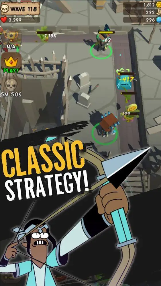 Screenshot of the Tower Defense Heroes app