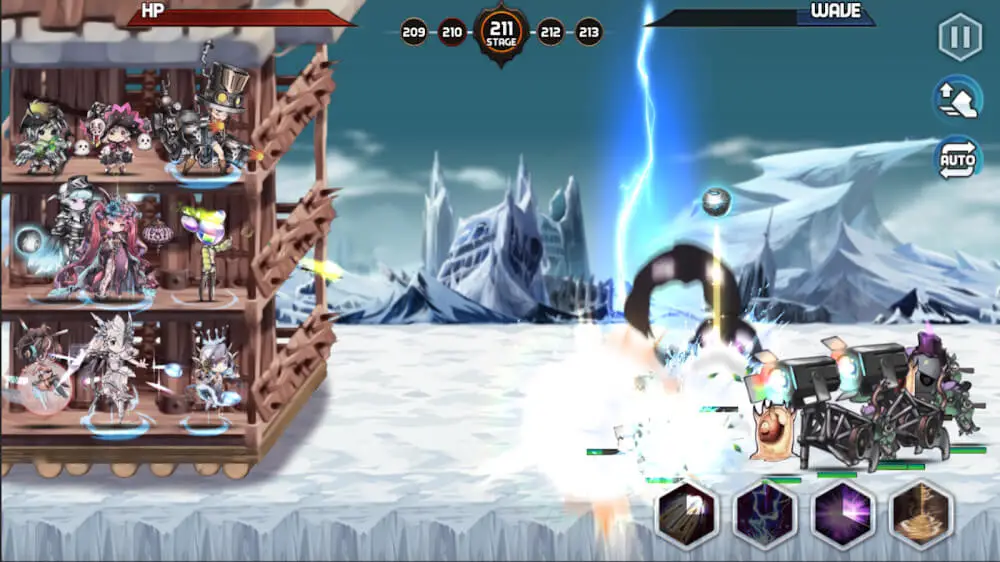 Screenshot of the Tower King Grendel game