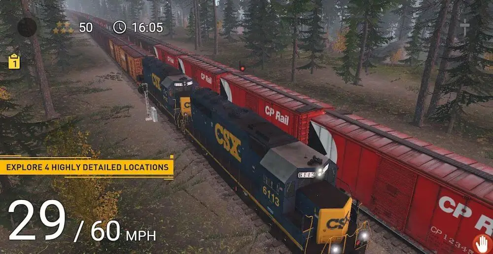 Screenshot of the Trainz Simulator 3 game
